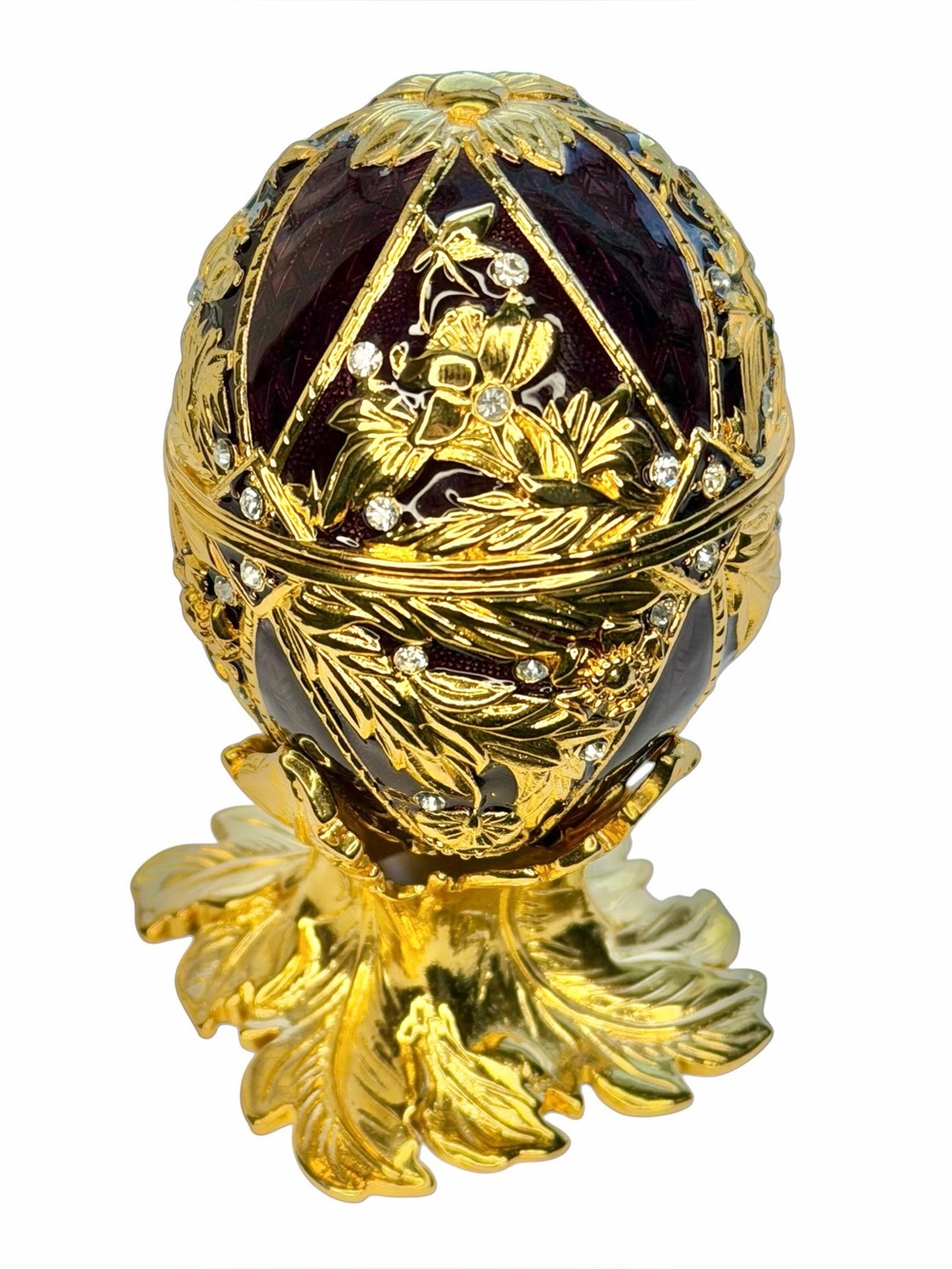 Rare! Edgar Berebi's 'The Vasila Sister Egg' with Stand